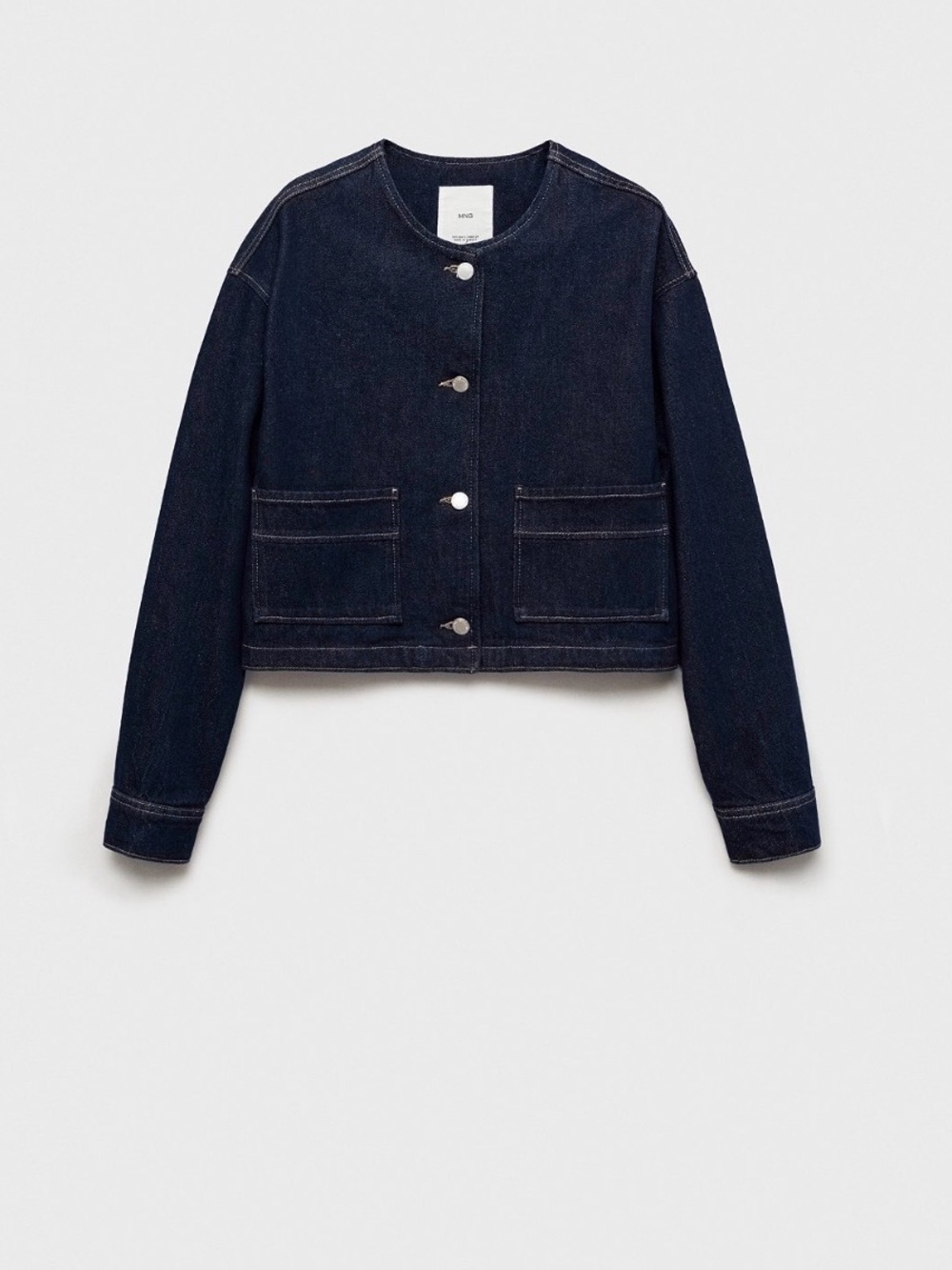 Mango Women's Rinse Wash Denim Jacket